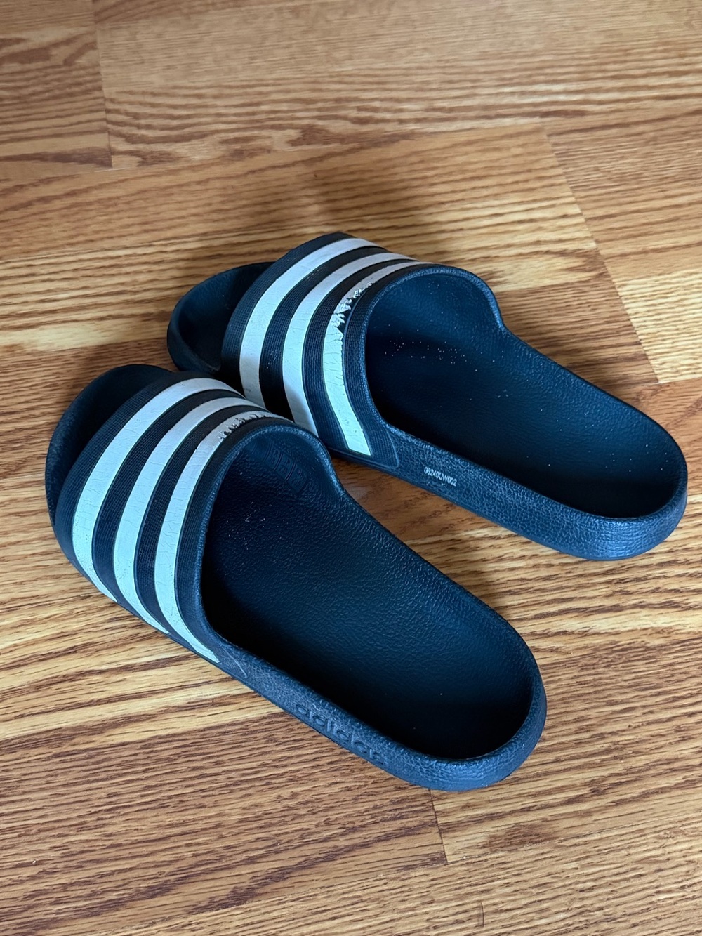 Adidas Black Slides Sandals